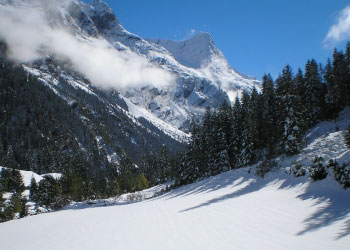 pension haus bödele zimmer pitztal im winter